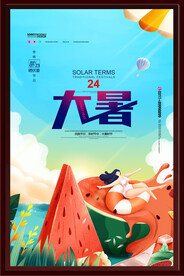 大暑展板