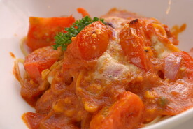 番茄芝士焗意粉