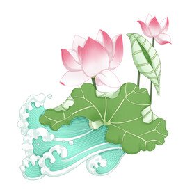 荷花素材