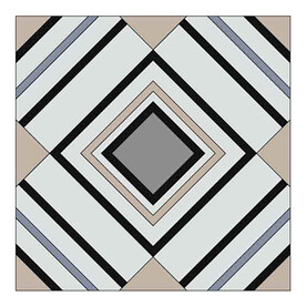 方块客厅地砖拼花