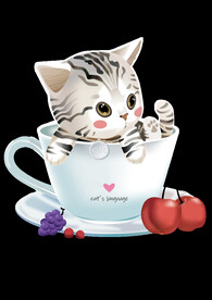 卡通杯猫