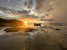 丽贝岛黄昏海景