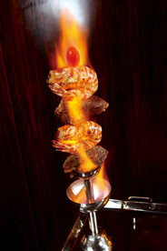 烤牛柳 火焰大虾