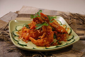 避风塘炒虾