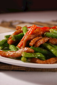四季豆炒肉