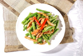 四季豆炒肉