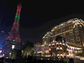 澳门酒店外夜景