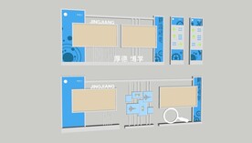 科技 导视牌 宣传栏 导视系统