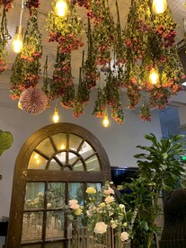 倒挂的鲜花小屋