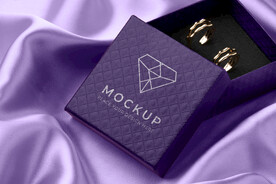 珠宝包装盒样机