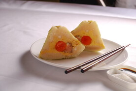 蛋黄猪肉粽 粽子