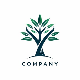 以柚木为创意的简洁logo