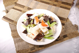 西琼淮山炒木耳