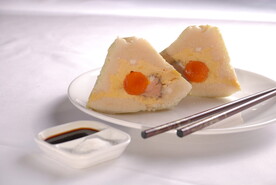 咸蛋黄猪肉粽 粽子