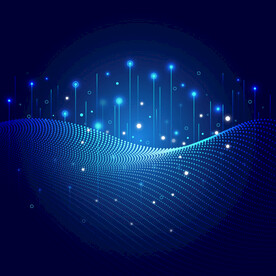 科技大数据渐变背景