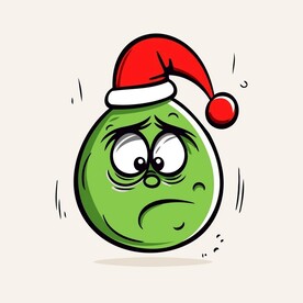 怪脾气的豆子卡通绘画儿童插画