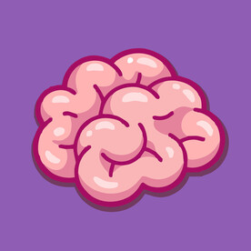 有趣大肠卡通儿童插画