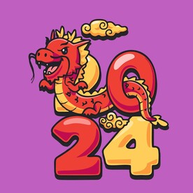 有趣龙年202卡通绘画儿童插画