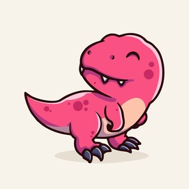 有趣龙龙卡通绘画儿童插画