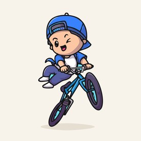 可爱小哥哥矢量卡通插画