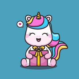 可爱小马宝莉矢量卡通插画