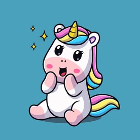 可爱小马宝莉矢量卡通插画