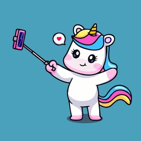 可爱小马宝莉矢量卡通插画