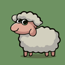 可爱柯尔鸭矢量卡通画儿童插画