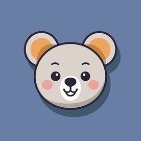 可爱考拉矢量卡通画儿童插画图片