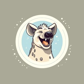 可爱猎狗矢量卡通画儿童插画