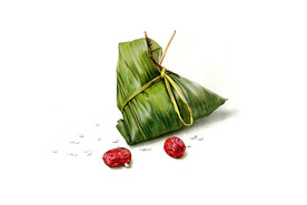 手绘粽子