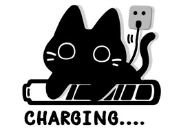 卡通充电猫