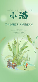 小满 节气海报