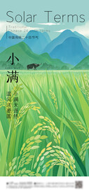 小满 节气海报