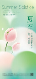 夏至 节气海报