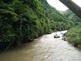桥山拍摄小河风光