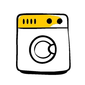 洗衣机涂鸦
