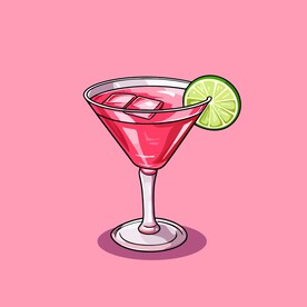 夏威夷饮料卡通绘画儿童插画