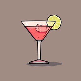 夏威夷饮料卡通绘画儿童插画