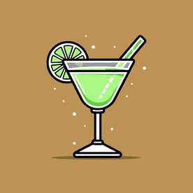 可爱啤酒卡通绘画儿童插画