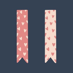 卡通胶带贴纸矢量简笔画