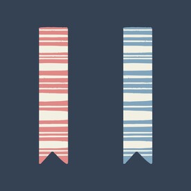 卡通胶带贴纸矢量简笔画