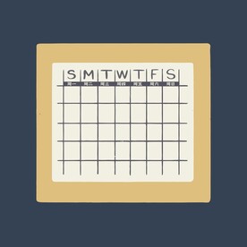 卡通便签纸矢量简笔画