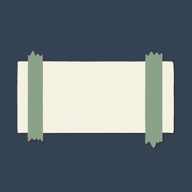 卡通便签纸矢量简笔画