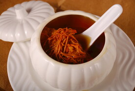 虫草花炖肉汁汤