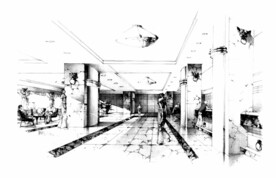 手绘作品方案草图