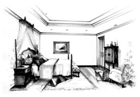 手绘作品方案草图