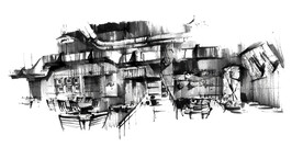 手绘作品方案草图