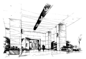 手绘作品方案草图