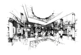 手绘作品方案草图